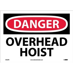 Danger Overhead Hoist Sign