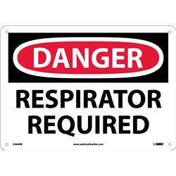 Danger Respirator Required Sign