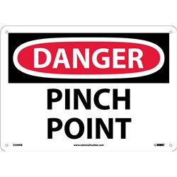 Danger Pinch Point Sign