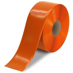 4" x 100' Orange Heavy-Duty Floor Tape