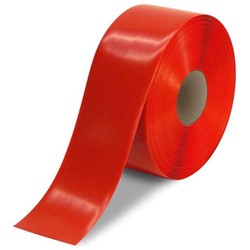 4" x 100' Red Heavy-Duty Floor Tape