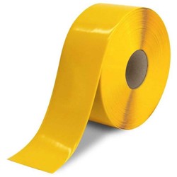 4" x 100' Yellow Heavy-Duty Floor Tape