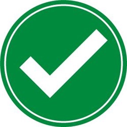 Green Check Mark Graphic 4"