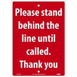 Please Stand Behind The Line