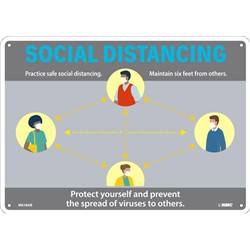 Social Distancing General Sign