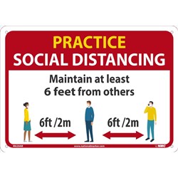 Practice Social Distancing General Sign