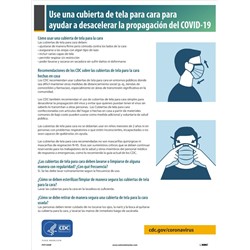 Use Of Cloth Face Coverings Poster 24x18