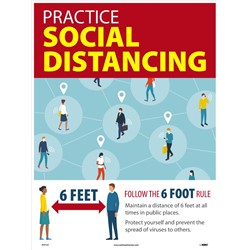 Practice Social Distancing Poster