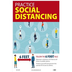 Practice Social Distancing Poster