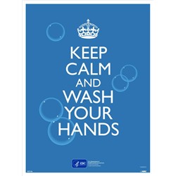 Keep Calm And Wash Your Hands Poster