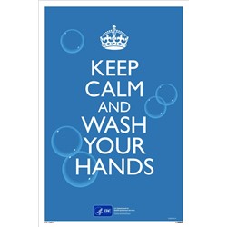 Keep Calm And Wash Your Hands Poster