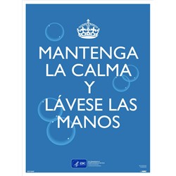 Keep Calm And Wash Your Hands Poster