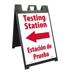 Testing Station Left Arrow