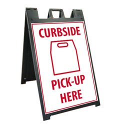 Curbside Pick-Up Sign