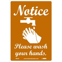 Notice Please Wash Your Hands