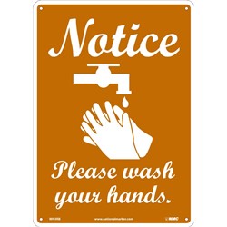 Notice Please Wash Your Hands