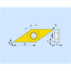 VCMT 331-UR T9325 Carbide Turning Insert