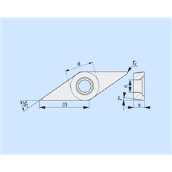 VCMW 331 T5305 Carbide Turning Insert