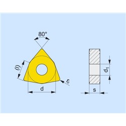 WNMG 432-M T9325 CarbideTurning Insert