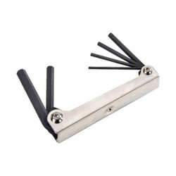 6 Piece Metric Long Folding Hex Key Set