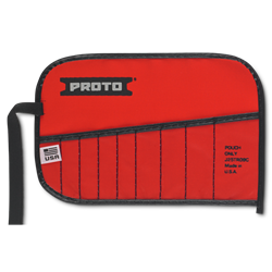 9 Pocket Red Canvas Tool Roll