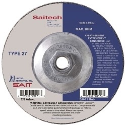 4-1/2x3/32x5/8-11 Saitech Type 27 Wheel