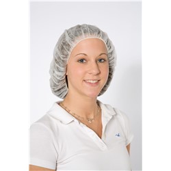 24" Bouffant Hair Net White