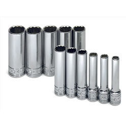 1/4" Drive 11 Pc Metric Socket Set