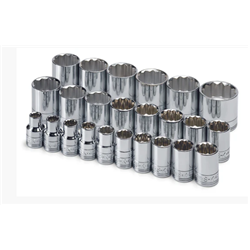 1/2" Drive 24 Pc Metric Socket Set