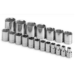 1/2" Drive 19 Pc SAE Socket Set