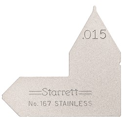 Starrett .015" Radius Gage