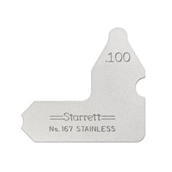 Starrett .100" Radius Gage