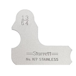 Starrett 13/64" Radius Gage