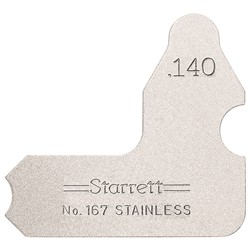 Starrett .140" Radius Gage