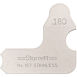 Starrett .180" Radius Gage