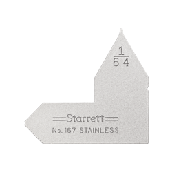 Starrett 1/64" Radius Gage