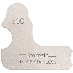 Starrett .200" Radius Gage