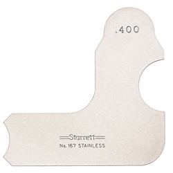 Starrett .400" Radius Gage