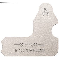 Starrett 5/32" Radius Gage