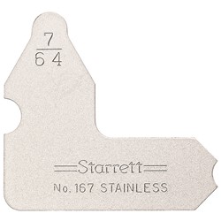 Starrett 7/64" Radius Gage