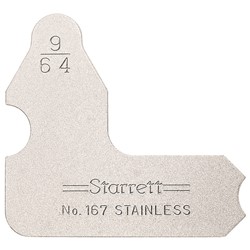 Starrett 9/64" Radius Gage