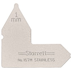 Starrett 1mm Radius Gage