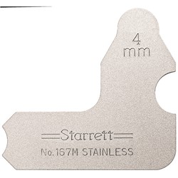 Starrett 4mm Radius Gage