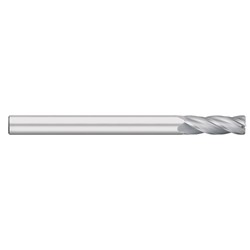 745 1/8"4FL Carbide End Mill CR.015"