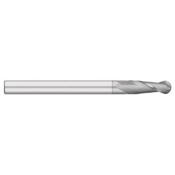 980 1/2" 2FL Carbide Ball End Mill