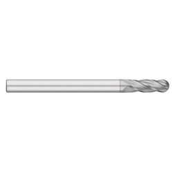 985 1/8" 4FL Carbide Ball End Mill