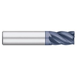 1/8" 2xD 5FL Carbide End Mill CR.008"