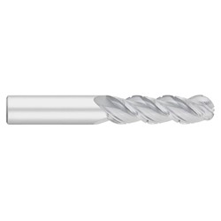 1/4" 3FL Long Carbide Ball Chipbreaker