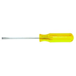 3/16"x4" Round Blade Slotted Screwdriver